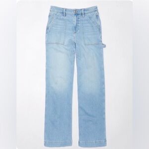 AE Dreamy Drape Stretch Super High Waisted Baggy Wide-Leg Jeans